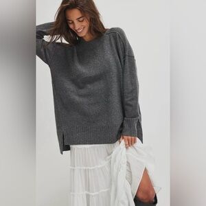 NWT FREE PEOPLE PHOEBE PULLOVER SWEATER LARGE